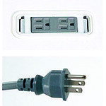 プラス（PLUS）　661824）電源系プラグタイプ　LA−CS　DGY　【品番：LA-CS DGY】