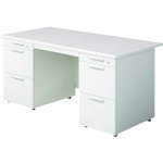 【別途送料あり】プラス（PLUS）　678654）リード　両袖机　LE−147A−33　WS／W4　【品番：LE-147A-33 WS/W4】