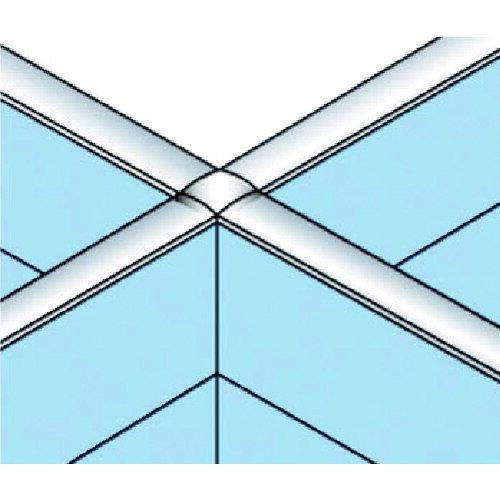 プラス（PLUS）　626433）LF　連結部材　高さ同位置　LF−13R−90X　M4　【品番：LF-13R-90X M4】