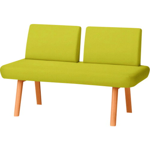 プラス（PLUS）　40087）LS−5000　2人掛け　肘なし　LS−5220N　YG　【品番：LS-5220N YG】