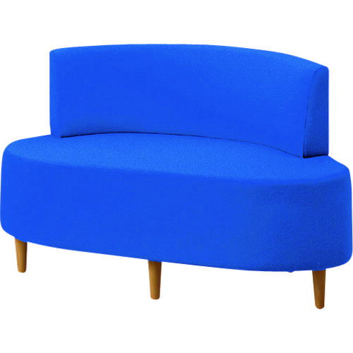 プラス（PLUS）　26797）LS−L30　オーバルソファ　LS−L301VN　BL　【品番：LS-L301VN BL】