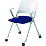 【別途送料あり】プラス（PLUS）　39565）会議イス　M−800　MB−812SEH　NBL　【品番：MB-812SEH NBL】