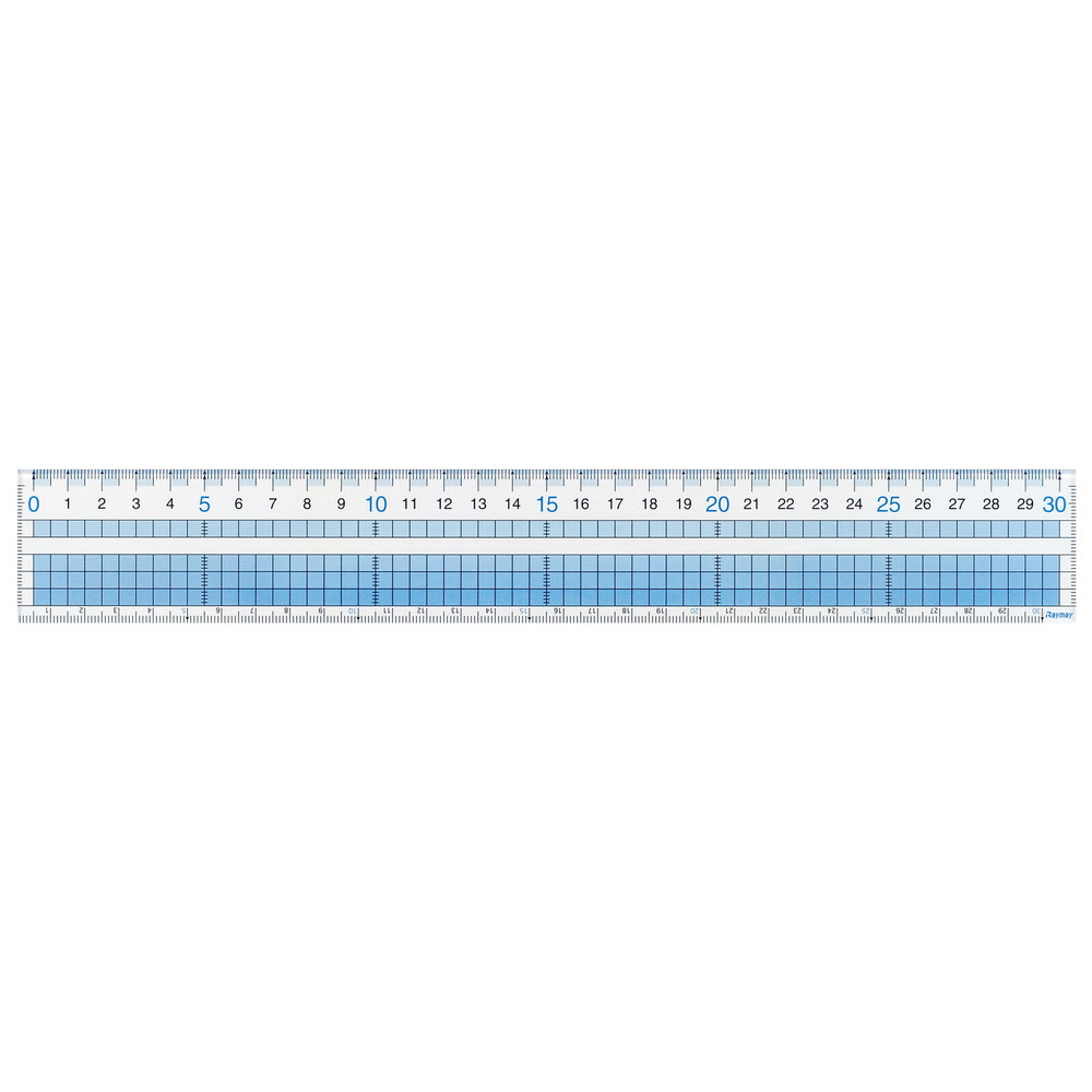 レイメイ藤井　見やすい方眼定規（30cm）　【品番：AJH308】