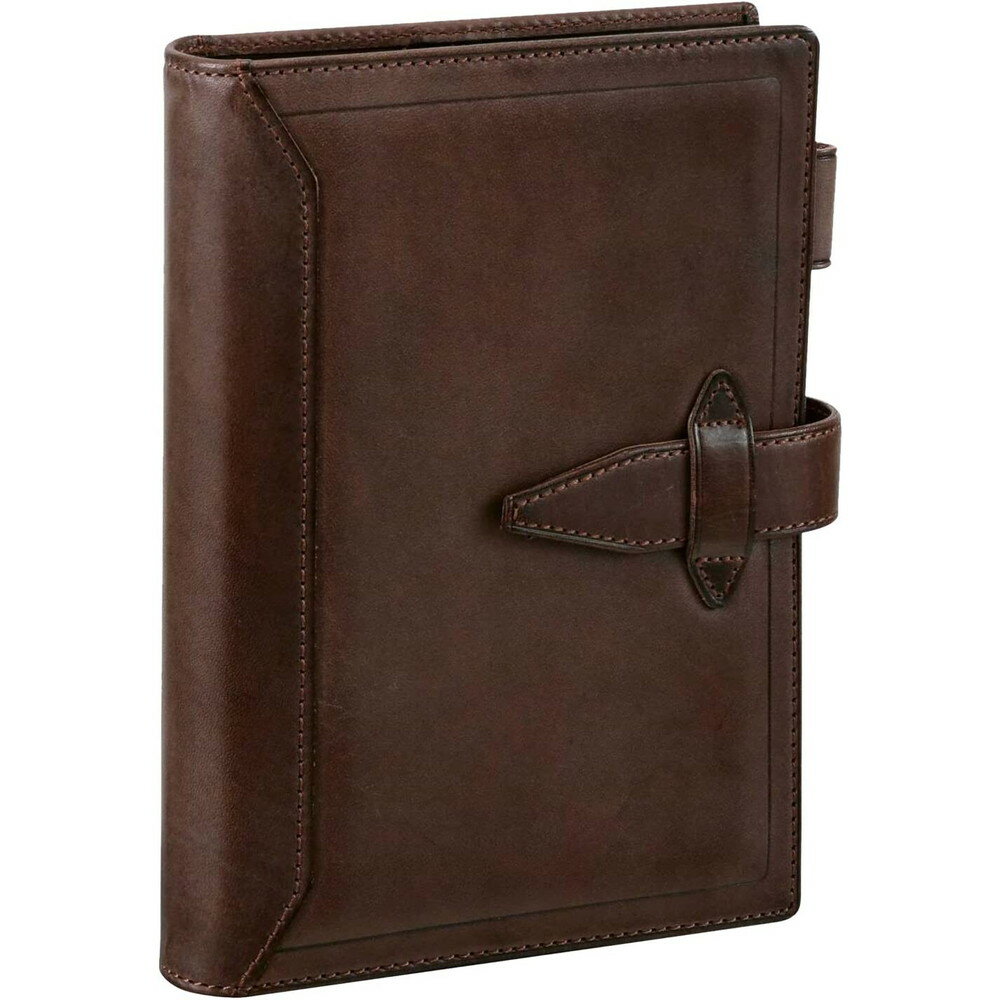 レイメイ藤井 ダ・ヴィンチ グランデ ロロマクラシック 聖書サイズ システム手帳(リング24mm) ダークブラウン 【品番:DB3014E】