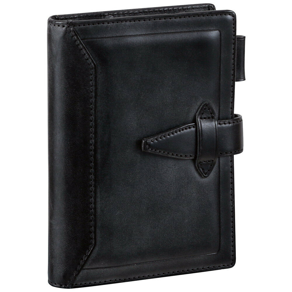 レイメイ藤井 ダ・ヴィンチ グランデ ロロマクラシック ポケットサイズ システム手帳(リング14mm) ブラック 【品番:DP3015B】