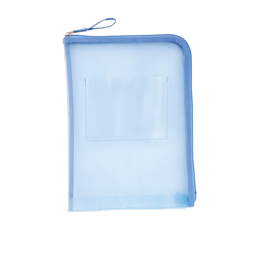 レイメイ藤井　メッシュれんらく袋　ブルー　【品番：RS1189A】