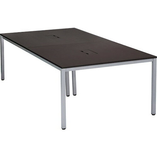 【別途送料あり】アール・エフ・ヤマカワ（RFY）　OAミーティングテーブルW2400　ダーク2　【品番：ATD..