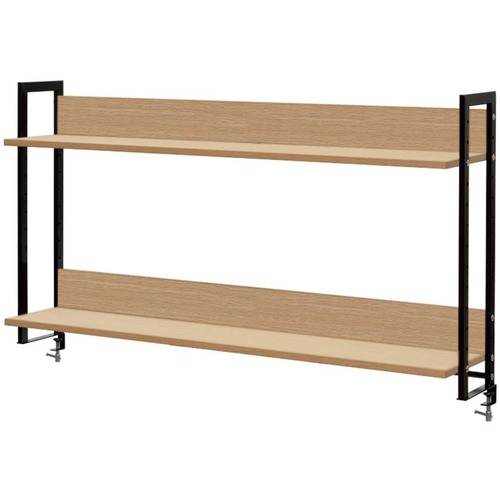 アール・エフ・ヤマカワ（RFY）　ワークデスク2上置ハイシェルフW1400　ナチュラル2　【品番：GZUSRH2-1400NA2】