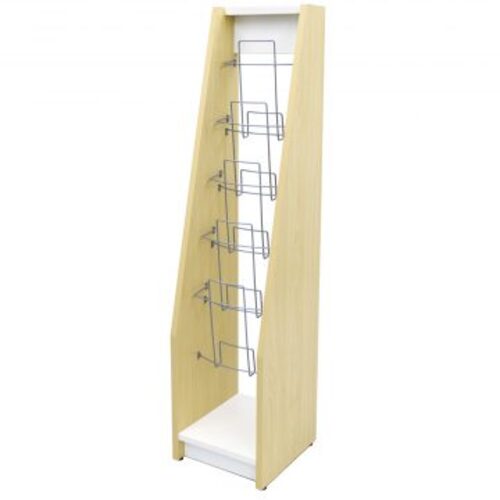 アール・エフ・ヤマカワ（RFY）　木製カタログスタンド2シングル　ナチュラルXホワイト　【品番：SHKS2..