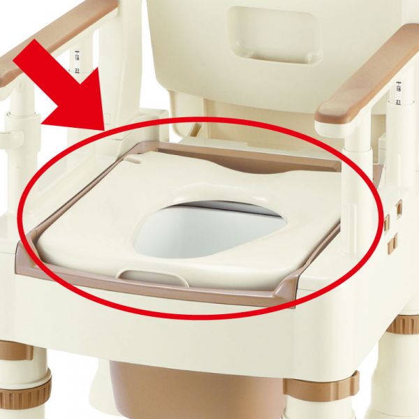 新品未使用】リッチェル 介護用便器トイレ暖房便座 トイレビニール付 