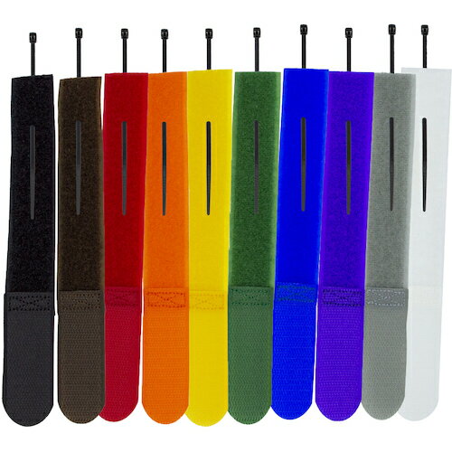 特長 ●高い耐久性を誇るRIP-TIEケーブルラップ。 ●サイズ、カラーバリエーションも豊富です。 用途 ●ケーブル管理に 仕様 ●色：虹 ●幅(mm)：25.4 ●長さ(mm)：177.8 ●厚さ(mm)：2 ●最大結束径(mm)：38 ●引張強度(N)：137 ●使用温度範囲(℃)：-21〜93.3 ●耐久使用回数(回)：2000 ●2 ●000回以上繰り返し使える面ファスナータイプのケーブルラップ ●必要な機能だけを追求したシンプルデザインで高品質＆低価格を実現 ●ナイロンタイで固定するから紛失の心配もありません 材質 ●ナイロン 質量・質量単位 ●200.0g 【メーカー名】（株）RIP−TIE 【メーカー品番】H-07-EPM-N-RW