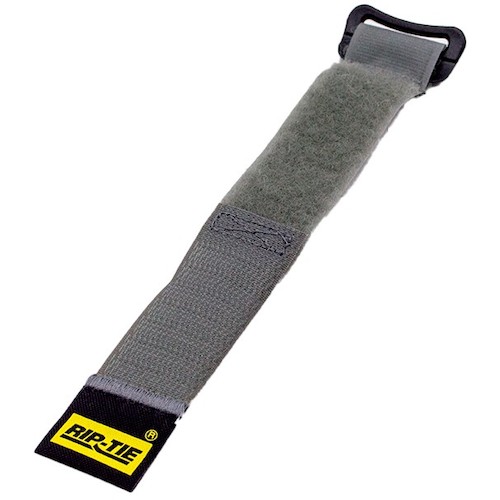 RIP-TIE　ケーブルラップバックル　25．4mmX355．6mm　10本入　灰　【品番：HB-14-010-GY】