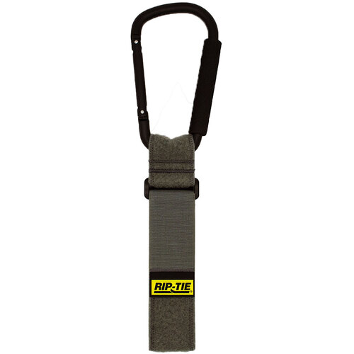 特長 ●高い耐久性を誇るRIP-TIEケーブルラップ。 ●サイズ、カラーバリエーションも豊富です。 用途 ●ケーブル管理に。 仕様 ●色：灰 ●幅(mm)：50.8 ●長さ(mm)：508 ●厚さ(mm)：3 ●最大結束径(mm)：114 ●引張強度(N)：235 ●使用温度範囲(℃)：-56〜93.3 ●耐久使用回数(回)：10000 ●長大なケーブルもしっかり支える特大カラビナ（縦約16cm）×工業用ナイロンウェビングで補強した重負荷向け面ファスナーが一体になったRIP-TIEケーブルキャリアー ●ツールベルトやバッグに取り付けて、予備のケーブル・テープなどを持ち歩いたり、設営の際トラスに一時的にケーブルを這わせておくのにも便利 ●面ファスナーは1万回以上の着脱テストをクリアしたVelcro(R)社(ベルクロ)製 材質 ●ナイロン 質量・質量単位 ●172.0g 【メーカー名】（株）RIP−TIE 【メーカー品番】JW-20-E1P-GY