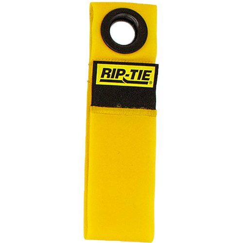 特長 ●高い耐久性を誇るRIP-TIEケーブルラップ。 ●サイズ、カラーバリエーションも豊富です。 用途 ●ケーブル管理に。 仕様 ●色：黄 ●幅(mm)：38.1 ●長さ(mm)：228.6 ●厚さ(mm)：2 ●最大結束径(mm)：50 ●引張強度(N)：175 ●使用温度範囲(℃)：-56〜93.3 ●耐久使用回数(回)：10000 ●RIP-TIEケーブルキャリアーLG用のハトメ穴付き面ファスナーストラップ ●別売りのカラビナと合わせて使用します(カラビナとのセット商品も発売中) ●複数のストラップをひとつのカラビナにまとめて使える ●ツールベルト・バッグなどに取り付けて、ケーブル類をスマートに管理 ●設営の際、トラスに一時的にケーブルを這わせておくのにも便利 ●素材は1万回以上の着脱テストをクリアしたVelcro(R)社製 材質 ●ナイロン 質量・質量単位 ●24.0g 【メーカー名】（株）RIP−TIE 【メーカー品番】LG-09-G04-Y