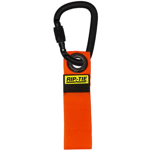 特長 ●高い耐久性を誇るRIP-TIEケーブルラップ。 ●サイズ、カラーバリエーションも豊富です。 用途 ●ケーブル管理に。 仕様 ●色：オレンジ ●幅(mm)：38.1 ●長さ(mm)：228.6 ●厚さ(mm)：2 ●最大結束径(mm)：50 ●引張強度(N)：175 ●使用温度範囲(℃)：-56〜93.3 ●耐久使用回数(回)：10000 ●PETZL社の安全環付きカラビナ（縦約11.5cm）と、ハトメ穴付き面ファスナーストラップが一体になった便利なアイテム ●ストラップはカラビナから取り外し可能 ●ひとつのカラビナに複数のストラップをまとめて使える(ストラップのみの別売りも有) ●ツールベルト・バッグなどに取り付けて、ケーブル類をスマートに管理 ●設営の際、トラスに一時的にケーブルを這わせておくのにも便利 ●素材は1万回以上の着脱テストをクリアしたVelcro(R)社製 材質 ●ナイロン 質量・質量単位 ●104.0g 【メーカー名】（株）RIP−TIE 【メーカー品番】LGC-09-G1P-O