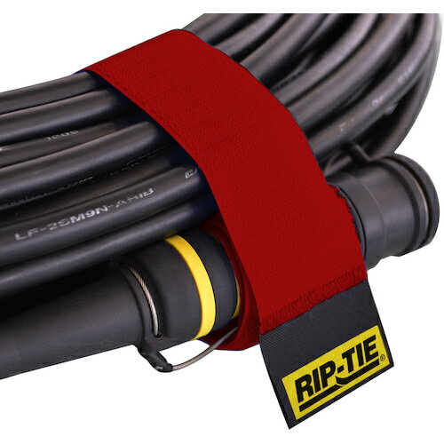 特長 ●高い耐久性を誇るRIP-TIEケーブルラップ。 ●サイズ、カラーバリエーションも豊富です。 用途 ●ケーブル管理に 仕様 ●色：赤 ●幅(mm)：38 ●長さ(mm)：350 ●厚さ(mm)：2 ●最大結束径(mm)：95 ●引張強度(N)：117 ●使用温度範囲(℃)：-56.7〜93.3 ●耐久使用回数(回)：10000 ●光カメラケーブル、オプティカルコンケーブル等のコネクタ付きケーブルを適切に管理 ●コネクタに装着することでコネクタとケーブルをしっかりホールドし、運搬・保管時のケーブルへの負荷を軽減 ●素材は10000回以上繰り返し使えるVelcro社製面ファスナー ●重量のあるケーブルに適した高耐久性 ●種類や用途によって色分けができる全10色展開 材質 ●ナイロン 質量・質量単位 ●7.0g 【メーカー名】（株）RIP−TIE 【メーカー品番】OP-14-1PK-RD