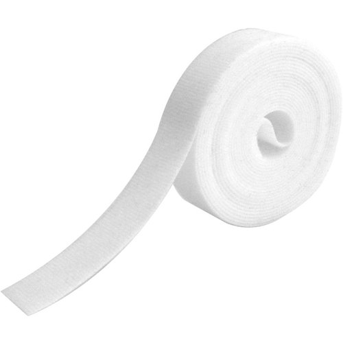 特長 ●高い耐久性を誇るRIP-TIEケーブルラップ。 ●サイズ、カラーバリエーションも豊富です。 用途 ●ケーブル管理、荷物等の固定に。 仕様 ●色：白 ●幅(mm)：6.35 ●厚さ(mm)：1.35 ●引張強度(N)：49 ●使用温度範囲(℃)：-17〜105 ●長さ(m)：182.88 ●耐久使用回数(回)：200〜300 ●両面タイプのテープ状面ファスナー ●好きな長さに切って使えるから無駄がない ●素材は200〜300回繰り返し使えるVelcro(R)社製 ●フックとループを結合する技術はアメリカのパテント取得 ●安価な類似品のように結合部分が容易にはがれる心配がありません 材質 ●ナイロン／ポリエチレン 質量・質量単位 ●1000.0g 【メーカー名】（株）RIP−TIE 【メーカー品番】W-60-QSP-W