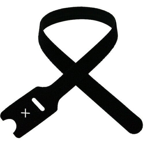 特長 ●高い耐久性を誇るRIP-TIEケーブルラップ。 ●サイズ、カラーバリエーションも豊富です。 用途 ●ケーブル管理に。 仕様 ●色：黒 ●幅(mm)：25.4 ●長さ(mm)：584.2 ●厚さ(mm)：1.35 ●最大結束径(mm)：1000 ●引張強度(N)：98 ●使用温度範囲(℃)：-17〜105 ●耐久使用回数(回)：200〜300 ●ネジ留め用の切込み入りで壁やラックに簡単に取り付け可能 ●両面タイプの面ファスナー式ケーブルラップ ●上部の穴に一度通してケーブルに固定 ●Velcro(R)社製の高品質な素材 ●フックとループを結合する技術はアメリカのパテント取得 ●安価な類似品のように結合部分が容易にはがれる心配がありません 材質 ●ナイロン／ポリエチレン 質量・質量単位 ●1000.0g 【メーカー名】（株）RIP−TIE 【メーカー品番】X-23-XRL-BK