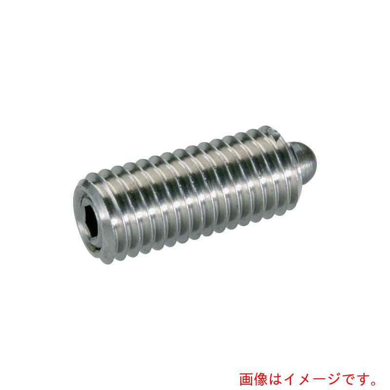 特長 ●六角穴/専用スリット、スラストピンタイプのプランジャーです。 用途 ●位置決め、固定、押し付け、押し離しなどに。 仕様 ●全長(mm)：18 ●ピン径(mm)：1.8 ●外径：M5 ●バネ力(N)：約6〜約19 ●スロトーク(mm)：2.3 ●二面幅(mm)：1.5 ●温度min〜max.(℃)：〜250 ●バネ圧：標準 材質 ●本体: ステンレス鋼 1.4305（SUS303相当） ●ピン: ステンレス鋼 1.4305（SUS303相当） ●バネ: ステンレス鋼 質量・質量単位 ●1.7g 【メーカー名】ロームヘルド・ハルダー（株） 【メーカー品番】22060.0405