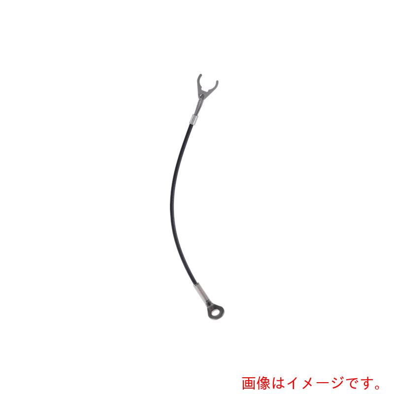 特長 ●ボールロックピン用保持ケーブルです。 ●クリップ取りつける時はソフトハンマーを使い、取り外す時はドライバーなどを使います。 ●保持クリップとラグ板付です。 用途 ●ボール・ロック・ピン EH22340. EH22350. EH22370. EH22380やクランピング・ピンEH22360ソケット・ピンEH22400に取り付けるもので、紛失防止に。 仕様 ●ケーブル長さl(mm)：200 ●クリップ口径d(mm)：17 ●適合サイズ(mm)：12/16 ●温度max.(℃)：80 材質 ●リング: ステンレス鋼 ●保持ケーブル: ステンレス鋼 ●保持ケーブルの被覆: PA6 黒被覆 質量・質量単位 ●9.0g 注意事項 ●海外取り寄せ品の場合は発注後のキャンセル不可となります。在庫は状況により変わりますので、ご注文前にお問合せ下さい。 【メーカー名】ロームヘルド・ハルダー（株） 【メーカー品番】22400.1142