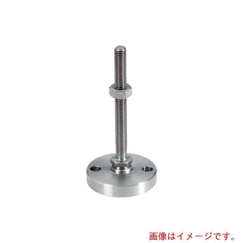 特長 ●ボール・エレメントにボルトが付いたタイプのレベリング・パッドです。 ●パッドには取付用の穴が2か所あります。 用途 ●機器の足やスラスト・パッドとして。 仕様 ●ネジきり部高さh1(mm)：150 ●パッド外径d2(mm)：65 ●外径高さl1(mm)：約26 ●耐荷重(静荷重時kN)：28 ●呼び寸法d1(mm)：M12 材質 ●ボルト付 ボール・エレメント: ステンレス鋼 1.4305（SUS303相当） ●カウンター・ナット: ステンレス鋼 A2、ISO4032 ●パッド: ステンレス鋼 1.4305（SUS303相当） 質量・質量単位 ●510.0g 注意事項 ●海外取り寄せ品の場合は発注後のキャンセル不可となります。在庫は状況により変わりますので、ご注文前にお問合せ下さい。 【メーカー名】ロームヘルド・ハルダー（株） 【メーカー品番】22590.0856