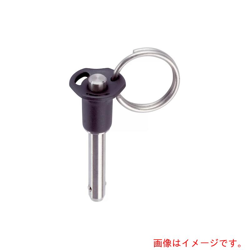 特長 ●ボタン操作で簡単にロックすることができる単動式のボールロックピンです。 用途 ●航空、宇宙、自動車、その他産業機器に。 仕様 ●MS/NAS規格：MS17984C426 / NAS1334A3C26D ●公称ピン径A(インチ)：1/4 ●ピン径A(インチ)：0.2470 - 0.2485 ●クランプ長さL(インチ)：2.6 ●B(インチ)：0.289 ●C(インチ)：0.29 ●D(インチ)：0.31(最大) ●E(インチ)：0.44(最大) ●F(インチ)：0.8(最大) ●G(インチ)：0.89(最大) ●H(インチ)：0.48(最小) ●最大取付穴(インチ)：0.254 ●せん断強度(lbf)：9200 ●使用温度(°F)：-65/200(最低/最高) ●MS17984／NAS1333−1343に準拠。 ●ボールロックピンは素早い連結、ロック、調整、交換、確保に使われています。 ●簡単にワンタッチで、取付取外しを頻繁に行う場所を確実に固定します。 ●本製品はは航空規格MS／NASに基づいて製作され、NAS1332に基づいて品質検査されています。 材質 ●ピン：析出硬化ステンレス鋼、防錆処理 - CRES 17-4PH (仕様 AMS5643) ●バネ：ステンレス鋼、防錆処理 - CRES 302 (仕様 ASTM-A-313) ●ハンドル：アルミニウム製、黒色アルマイト処理 - Alum.Alloy 380 (仕様 ASTM B85/B85)、3/8インチから - アルミニウム製、黒アルマイト - Alum.Alloy 6061-T6 (仕様 AMS-QQ-A200/8) ●キーリング：ステンレス鋼、防錆処理 - CRES 302 (仕様 ASTM A-313/A313M) 質量・質量単位 ●29.0g 注意事項 ●海外取り寄せ品の場合は発注後のキャンセル不可となります。在庫は状況により変わりますので、ご注文前にお問合せ下さい。 【メーカー名】ロームヘルド・ハルダー（株） 【メーカー品番】4210.B26