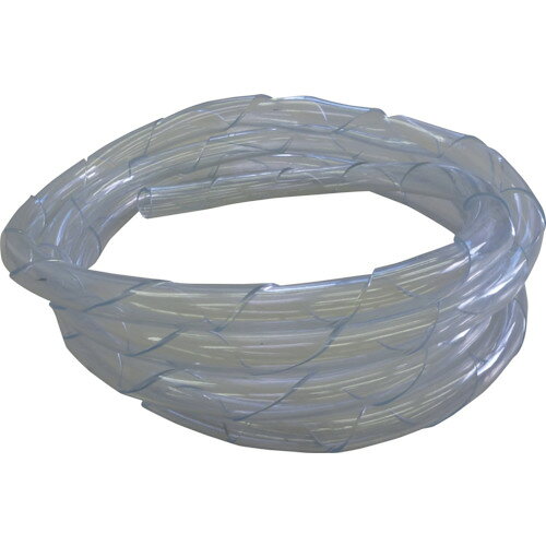 中村工業　ワイヤロープ用クッションカバー　くるっと　クリア　5M　【品番：C32-5】