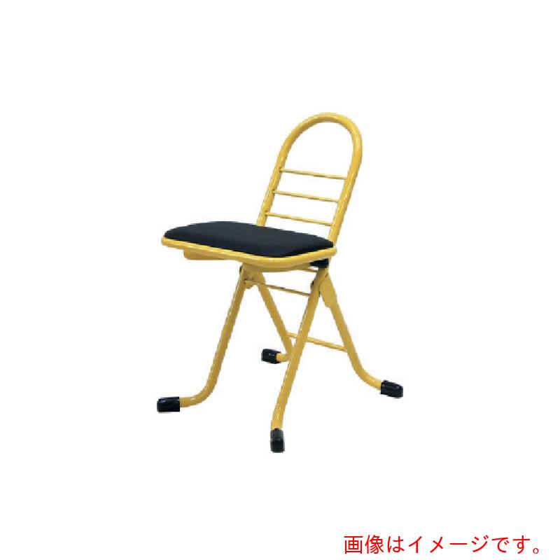 ルネセイコウ　作業用チェア　黄　【品番：PW-100/07】