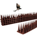セーフラン安全用品(SAFERUN) エムローキャット 鳥除けマット 無害無毒の害鳥対策 12枚セット 【品番:C0065】
