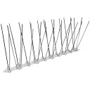 セーフラン安全用品(SAFERUN) 害鳥よけステンレスピンシート (12本入)30ピン/本 連結可能 【品番:C0076-25】