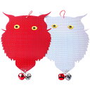 セーフラン安全用品(SAFERUN) エムローキャット 鳥よけ吊り下げキラキラフクロウ (2枚セット) 【品番:C0081】