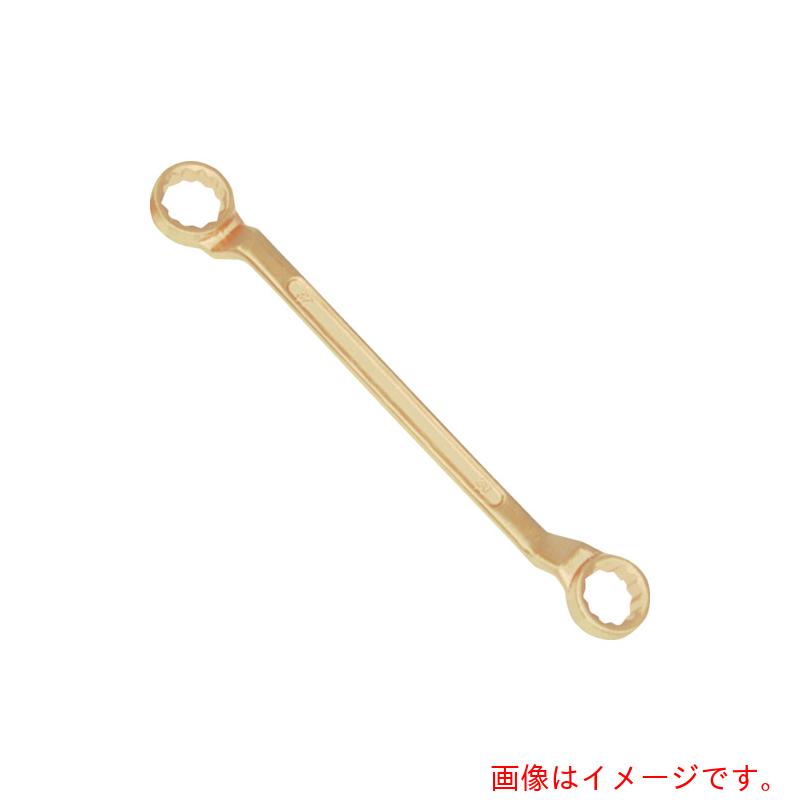 特長 ●火花が出ない耐腐食性のあるアルミニウム青銅製防爆工具です。 ●ISO基準に準じて製造されています。 用途 ●防爆が必要な環境。 仕様 ●二面幅寸法(mm)：19×21 ●全長(mm)：280 ●BAM(ドイツ連邦材料試験所)認定品 ●米国認定機関　FM Approvals認定取得品 ●UKAS(ユーカス、英国認定証機関認定審議会)認定取得品 材質 ●アルミニウム青銅 質量・質量単位 ●280.0g 【メーカー名】Safety Tools 【メーカー品番】151-1921A