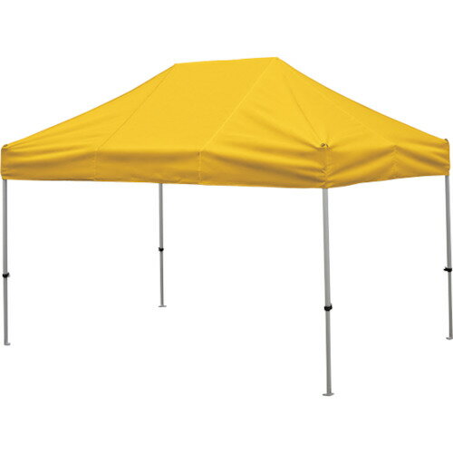 【別途送料あり】さくらコーポレーション　かんたんてんと　2．4m×3．6mオールアルミフレーム　黄　【品番：KA/4WA-Y】