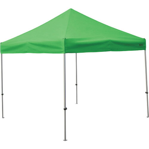 【別途送料あり】さくらコーポレーション　かんたんてんと　3．0m×3．0mスチール＆アルミ複合フレーム　黄緑　【品番：KA/6W-YG】