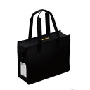 サクラクレパス ノータム オフィストートバッグJ ファスナー付 ブラック 【品番:UNT-A4JC#49】