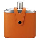 佐藤金属興業 バッカス ウイスキーボトル(革ケース付) 170ml 【品番:4521540212945】