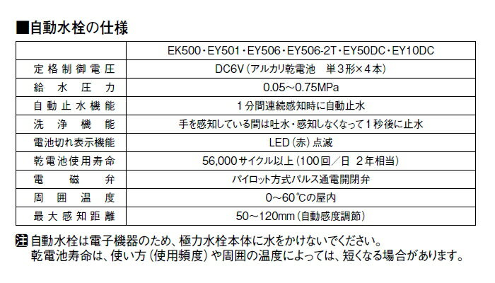 SANEI　自動立水栓　一般地用　【品番：EY50DC-13】 2