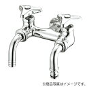SANEI 散水用二口ホーム水栓(固定コマ仕様) 寒冷地用 【品番:F136K-13】