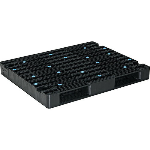三甲（サンコー）　リサイクルプラスチックパレット　R2−1012−2　812206　【品番：81220600BKRCE】□
