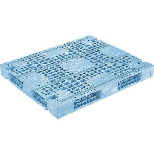 三甲（サンコー）　プラスチックパレット　812077　R4−1012F−4　青　【品番：R4-1012F4】□