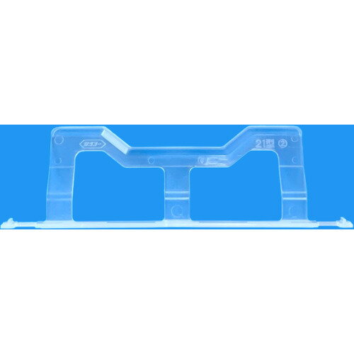 【メール便対応】三甲（サンコー）　コンテナ用カード差し　800311　21型（ワンタッチ式）透明　【品番：SKCA-21-TM】