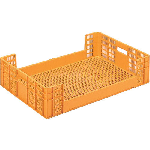 三甲（サンコー）　オープン形状コンテナー　109900　サンテナーD＃100オレンジ　【品番：SK-D100-OR】□