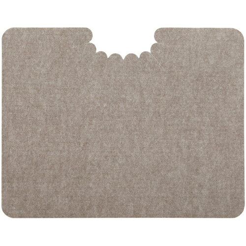 サンコー（SANKO）　吸着拭けるトイレマット　無地　ショート　ブラウン　【品番：KK-54】