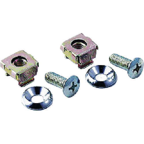 サンワサプライ（SANWA SUPPLY）　ケージナット・ネジセット（20個入り）　【品番：RAC-NUT】