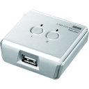 サンワサプライ(SANWA SUPPLY) USB2.0手動切替器(2回路) 【品番:SW-US22N】