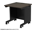 サンワサプライ(SANWA SUPPLY) eデスク(濃い木目)W750×D650×H700 【品番:ED-SK7565M】