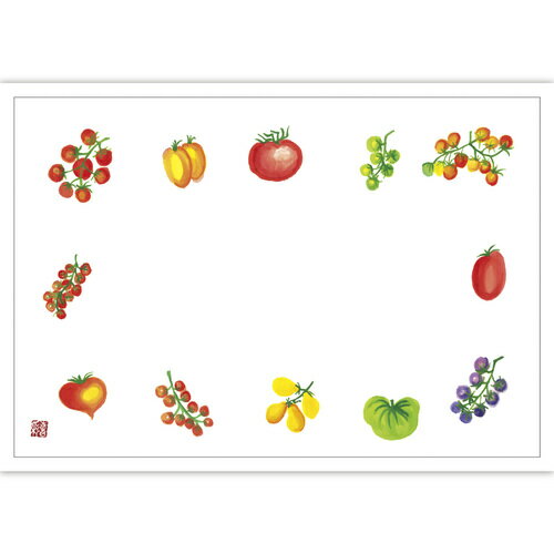 ササガワ（SASAGAWA）　テーブルマット　テーブルマット　尺3　トマト　【品番：41-10264】