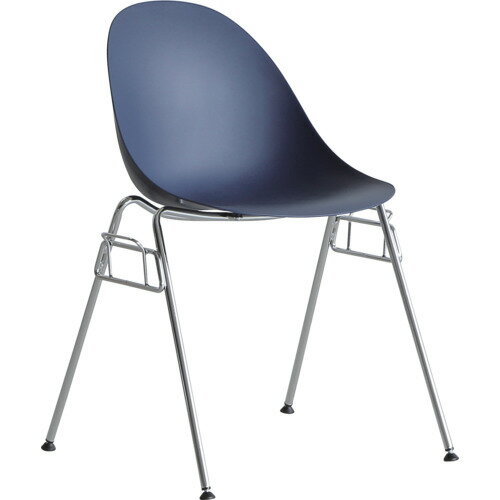関家具　クラッシュ　オフィスチェア　エッグチェアA　ブルー　【品番：EGG A CHAIR BLUE】