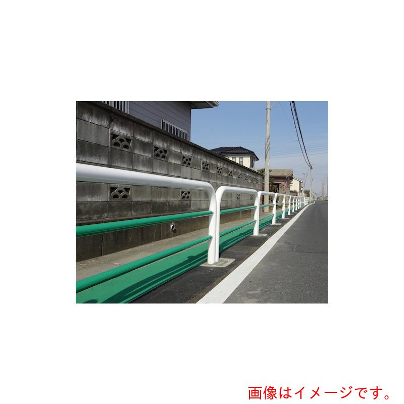 【別途送料あり】積水樹脂（SEKISUI）　高強度セイフティパイプKSP−8−15C　茶色55　支柱間隔＝1500　H＝800　【品番：KSP-8-15C】□