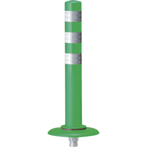 積水樹脂(SEKISUI) 車線分離標 ポールコーン プラス PK 一本脚 防汚・防カビタイプ PC−65PKGW−DS 緑 【品番:P...